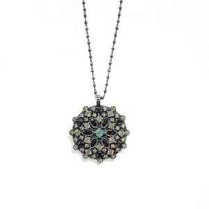 CHALCEDONY TOP SILVER NECKLACE - PU7904PCAD