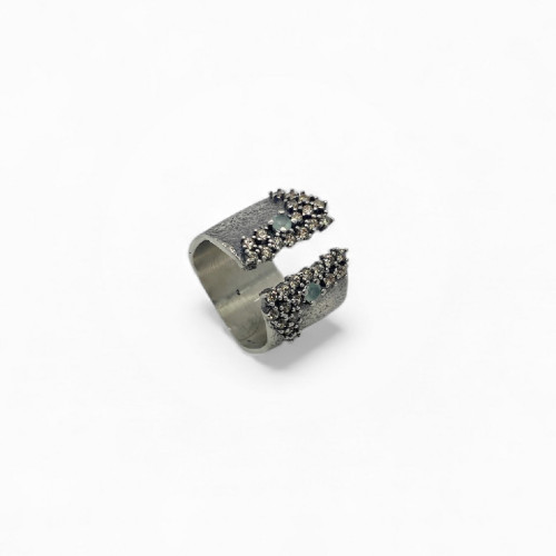 ANILLO TOP SILVER CALCEDÓNIAS - AN7926P