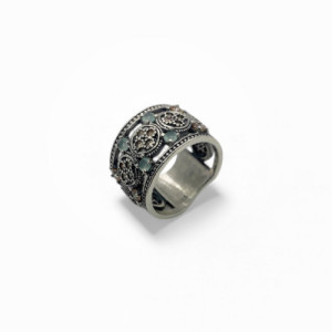 ANILLO TOP SILVER CALCEDÓNIAS - AN7907P