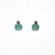 CHALCEODNY TOP SILVER EARRINGS - PE7868P