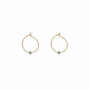 GREEN GOLD ALISIA EARRINGS - AL1194ORO VERDE