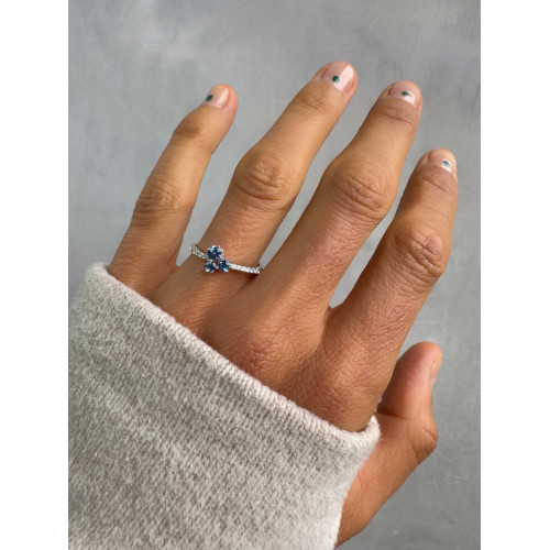 SAPPHIRES JAIBOR RING - R2996MW135