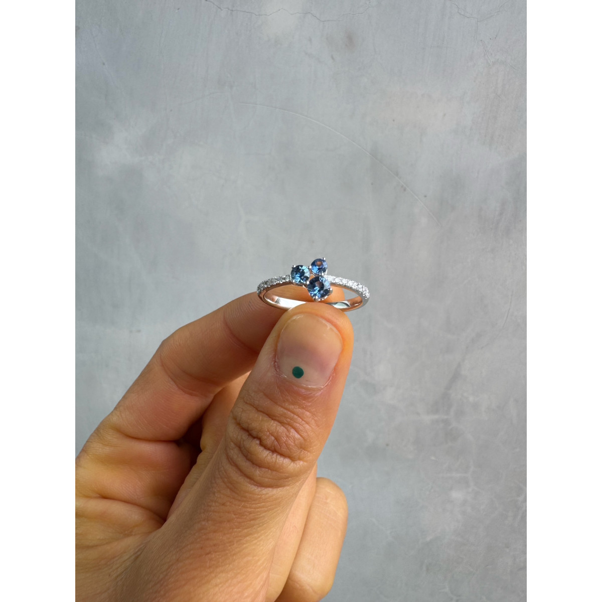 SAPPHIRES JAIBOR RING - R2996MW135