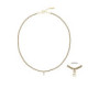 BLACK GOLD MARIE LAURE CHAMOREL NECKLACE - MLS961