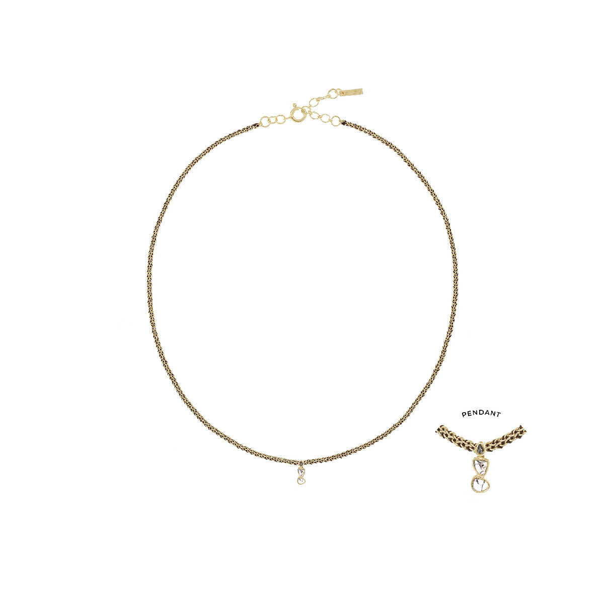 BLACK GOLD MARIE LAURE CHAMOREL NECKLACE - MLS961