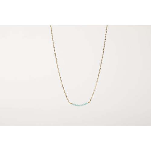 AMAZONITE ALISIA NECKLACE - AL0943ORO AMAZZONITE