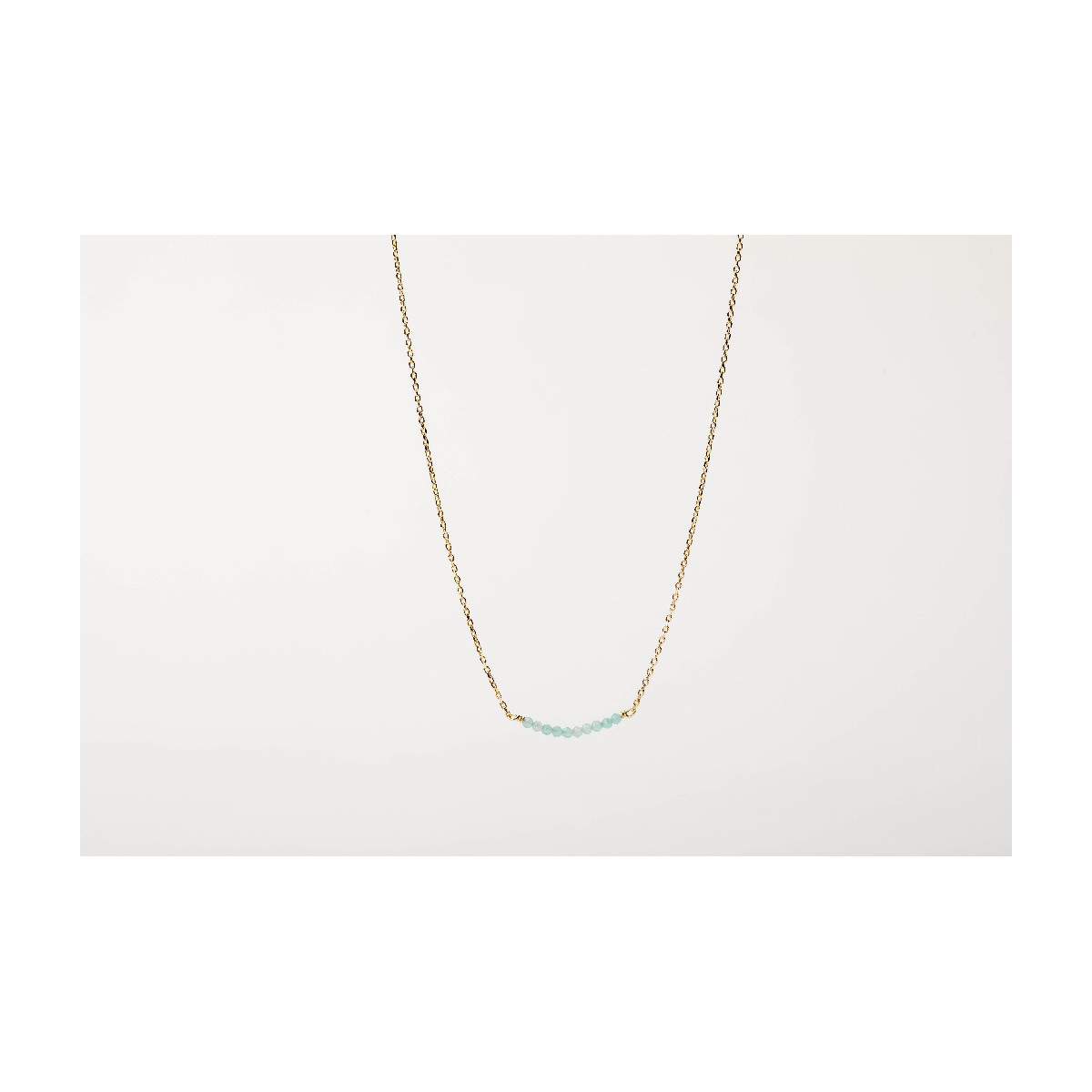 AMAZONITE ALISIA NECKLACE - AL0943ORO AMAZZONITE