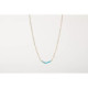 APATITE NECKLINE ALISIA NECKLACE - AL0943ORO APATITE