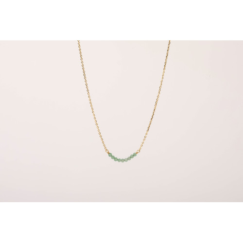 AVENTURINE ALISIA NECKLACE - AL0943ORO AVVENTURIN