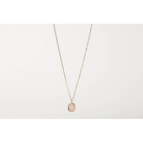 DRUSA QUARTZ ALISIA NECKLACE - AL5195ORO CRISTALLOA