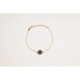 PULSERA ALISIA CUARZO DRUSA - AL5196ORO AGATAGRIS