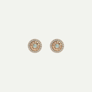 CHALCEDONY SUNFIELD EARRINGS - PE067602/2