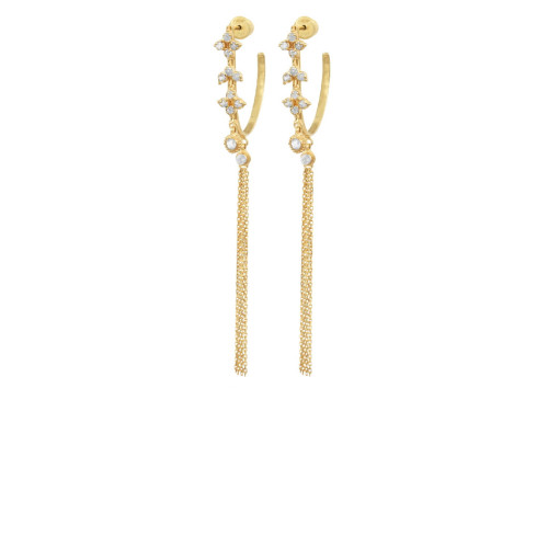 MARIE LAURE CHAMOREL HOOPS EARRINGS - MLS547