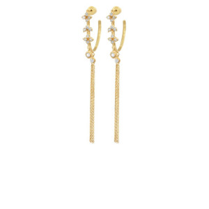 MARIE LAURE CHAMOREL HOOPS EARRINGS - MLS547