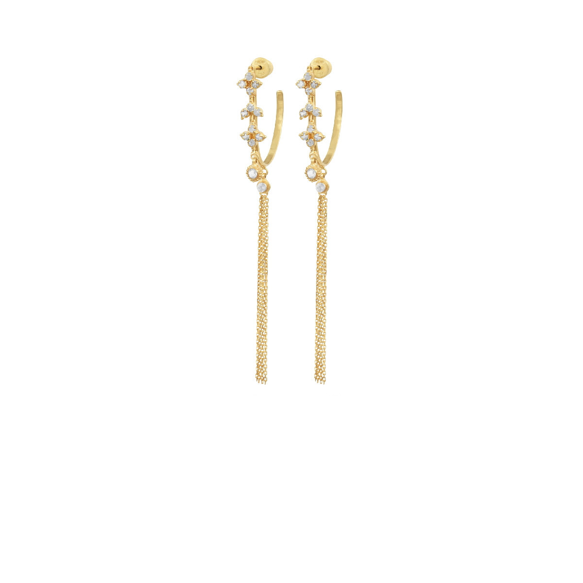 MARIE LAURE CHAMOREL HOOPS EARRINGS - MLS547