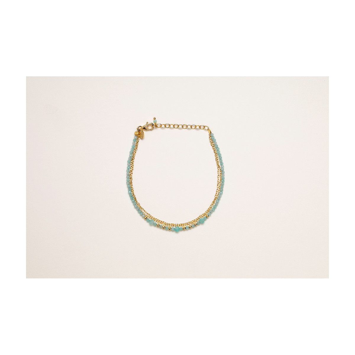 AMAZONITE ALISIA BRACELET - AL5645ORO AMAZZONITE