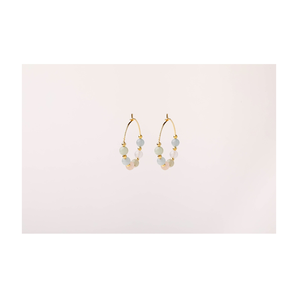 MORGANITE ALISIA EARRINGS - AL5469ORO MORGANITE