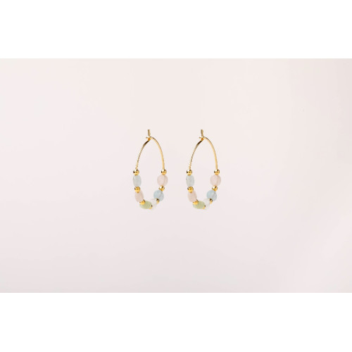 MORGANITE ALISIA EARRINGS - AL5483ORO MORGANITE