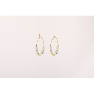 MORGANITE ALISIA EARRINGS - AL5483ORO MORGANITE