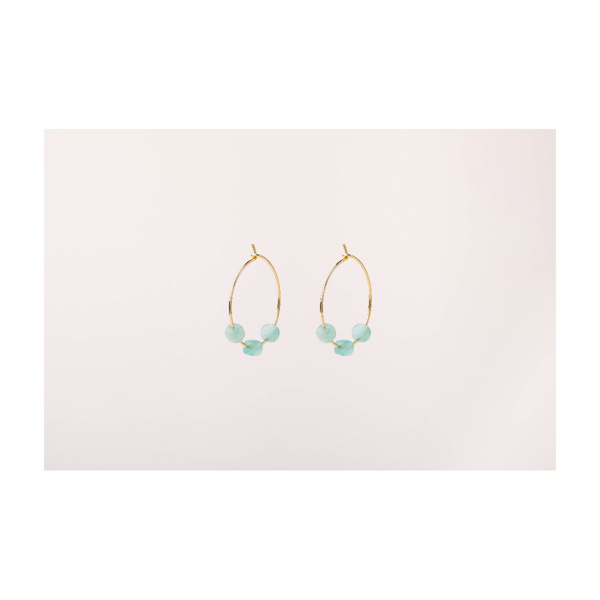 AMAZONITE ALISIA EARRINGS - AL2537ORO AMAZZONITE