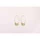 AVENTURINE ALISIA EARRINGS - AL0905ORO AVVENTURIN