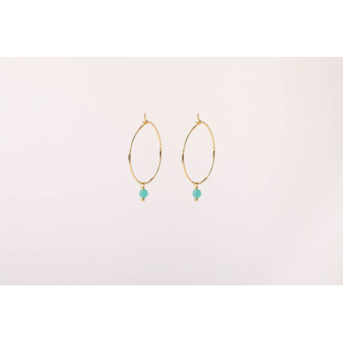 AMAZONITE ALISIA EARRINGS - AL1778ORO AMAZZONITE