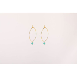 AMAZONITE ALISIA EARRINGS - AL1778ORO AMAZZONITE