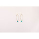 AMAZONITE ALISIA EARRINGS - AL1778ORO APATITE