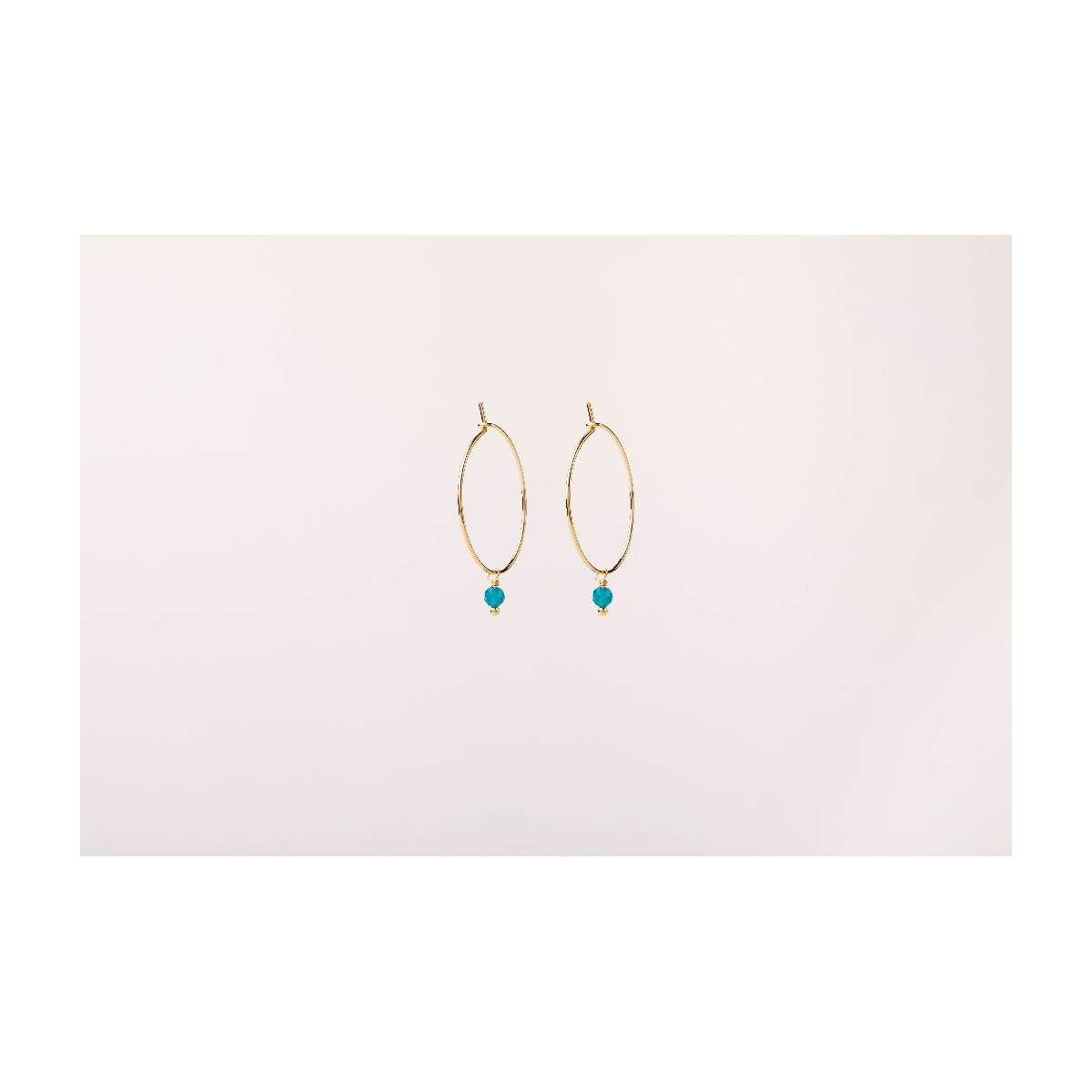 AMAZONITE ALISIA EARRINGS - AL1778ORO APATITE
