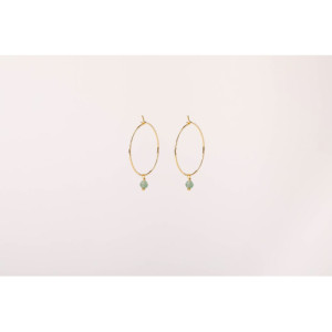 AVENTURINE ALISIA EARRINGS - AL1778ORO AVVENTURIN