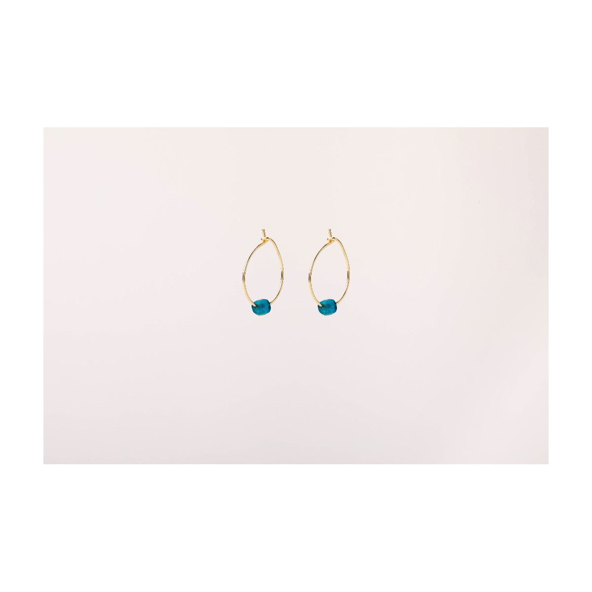 AMAZONITE ALISIA EARRINGS - AL2536ORO APATITE