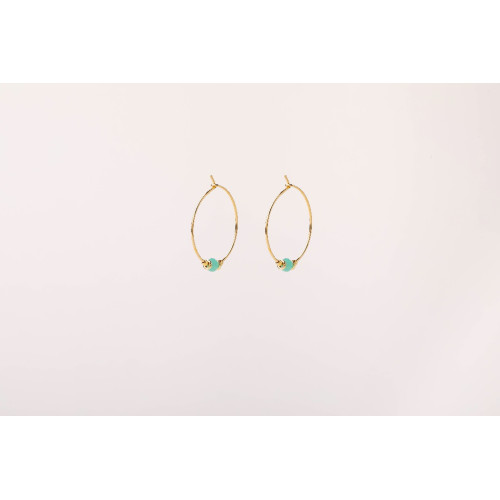 AMAZONITE ALISIA EARRINGS - AL4063ORO AMAZZONITE