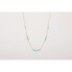 BLUE OPAL ALISIA NECKLACE - AL4972ORO OPALESINT-