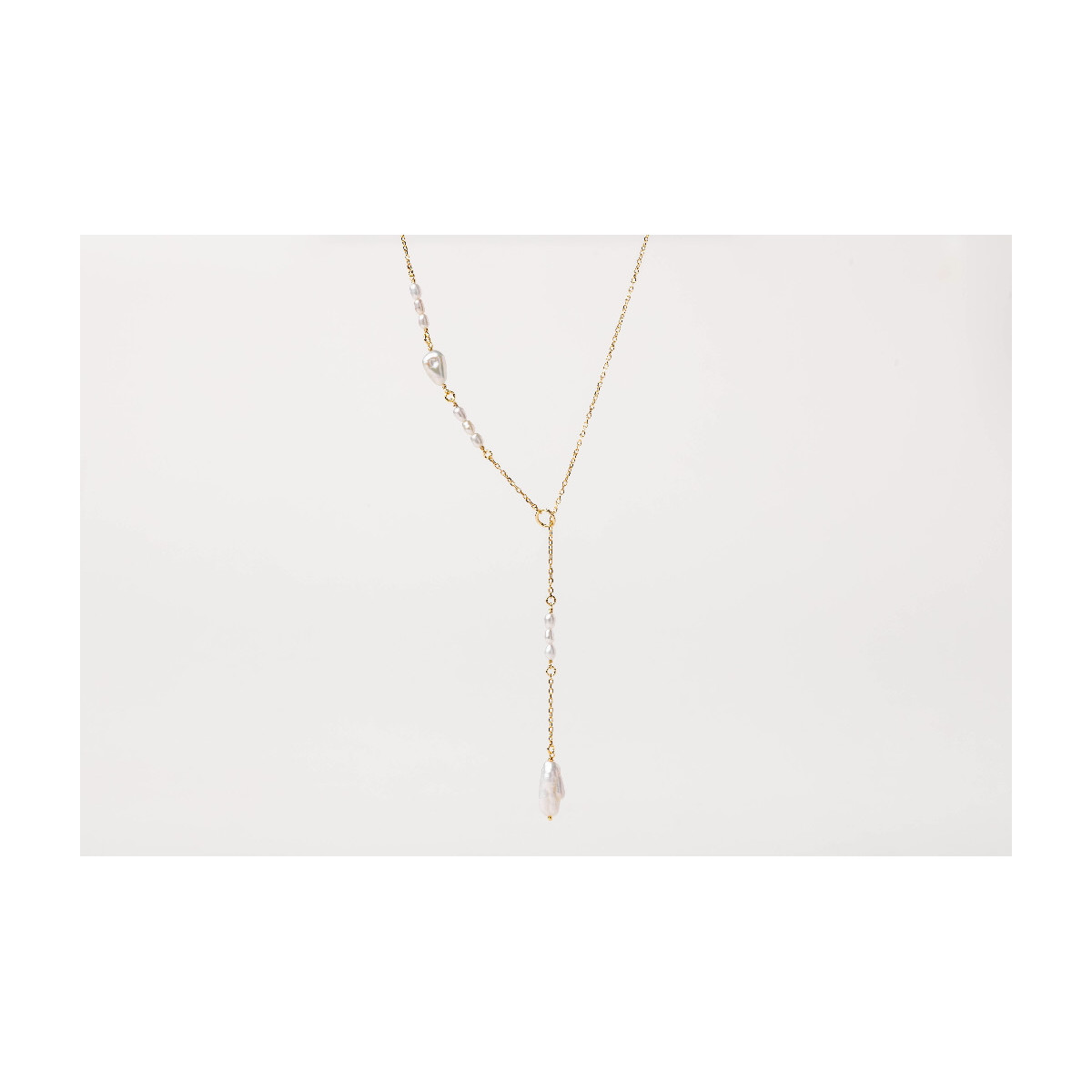 PEARLS ALISIA NECKLACE - AL5113ORO PERLA
