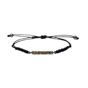 CHAMPAGNE TOP SILVER BRACELET - PU8133PMA