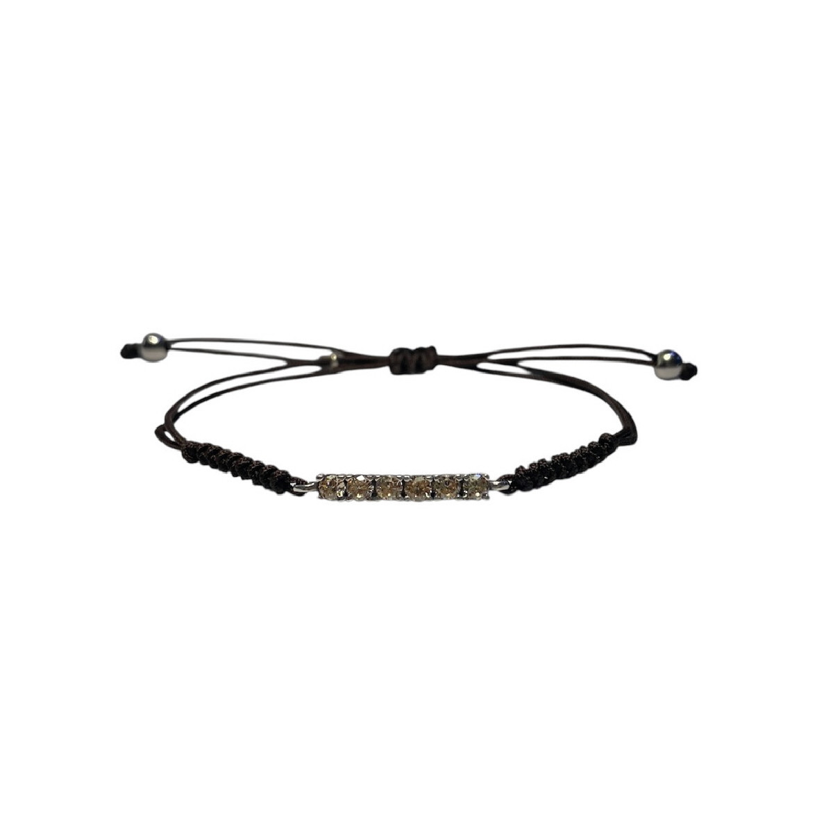 CHAMPAGNE TOP SILVER BRACELET - PU8133PMA
