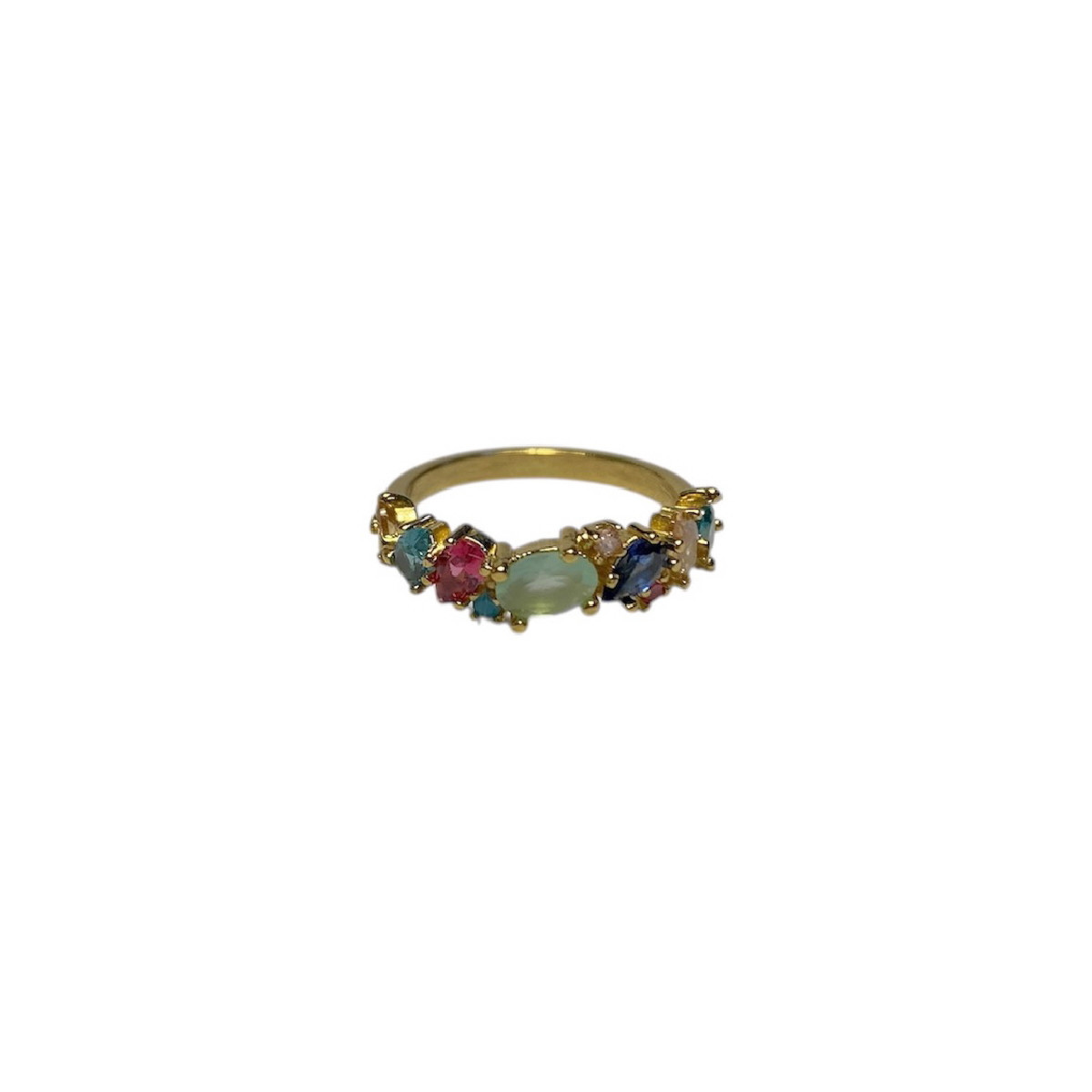 CHALCEDONY TOP SILVER RING - AN7140PX