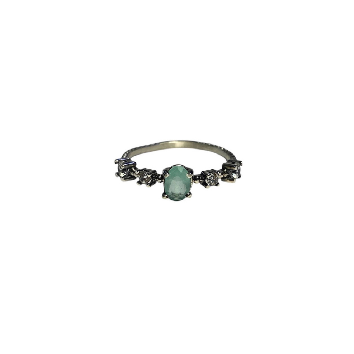 CHALCEDONY TOP SILVER RING - AN8141P