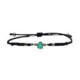 GREEN TOP SILVER BRACELET - PU8123PMA