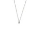 0,10 CARATS LAB DIAMOND TOP SILVER NECKLACE - DCO0012P 0,10 CARATS LAB DIAMOND TOP SILVER NECKLACE - DCO0012P