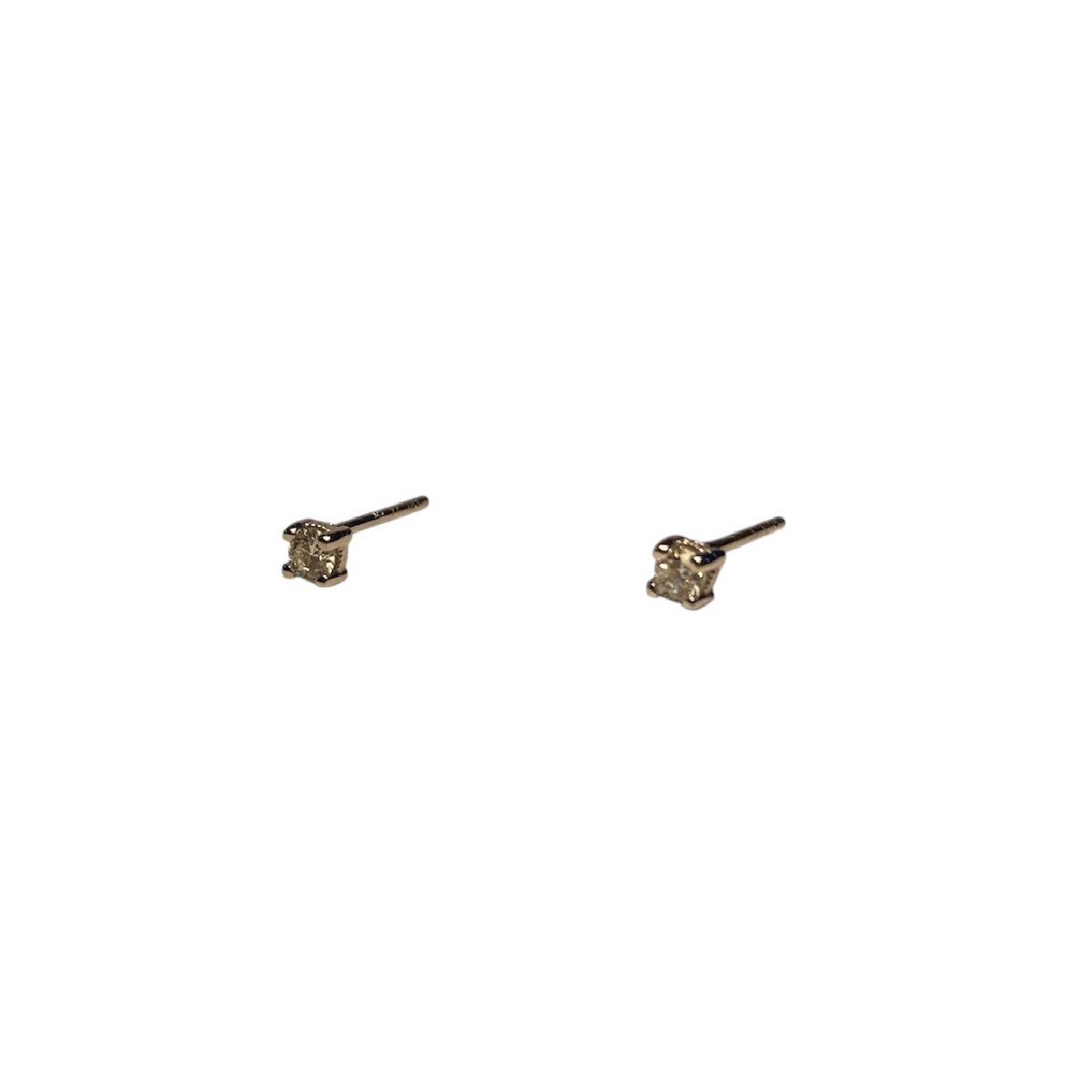 0,10 LAB DIAMOND TOP SILVER EARRINGS - DPE0012P