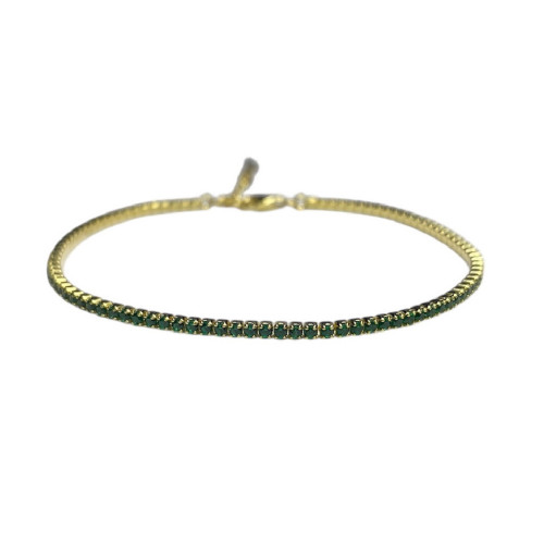 GREEN TOP SILVER BRACELET - PU7071PXV