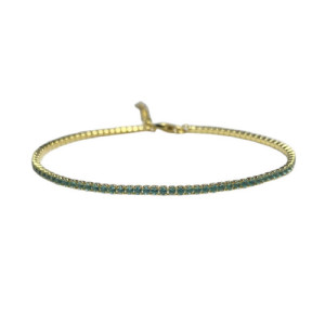 SKY BLUE TOP SILVER BRACELET - PU7071PXB