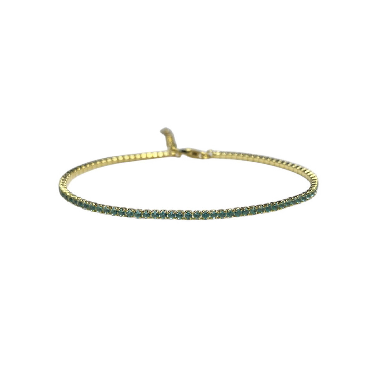 SKY BLUE TOP SILVER BRACELET - PU7071PXB