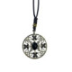BLACK TOP SILVER NECKLACE - CL7886PN