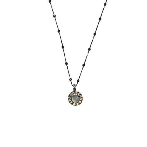 NACRE TOP SILVER NECKLACE - CO8125PCAD