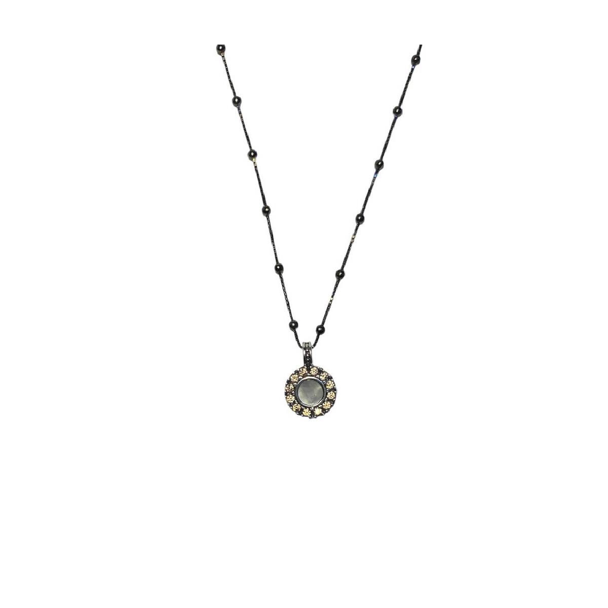 NACRE TOP SILVER NECKLACE - CO8125PCAD