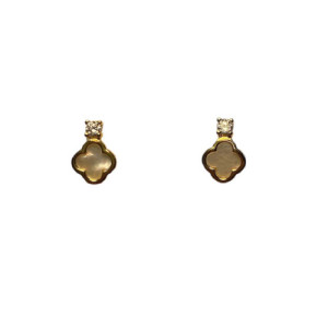 NACRE TOP SILVER EARRINGS - PE8112PX