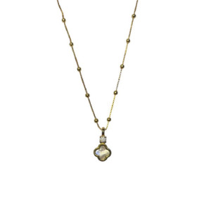 NACRE TOP SILVER NECKLACE - CO8112PXCAD