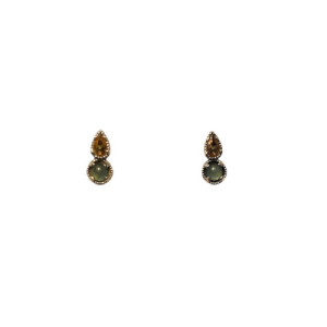 CHALCEODNY TOP SILVER EARRINGS - PE7865P